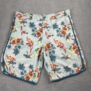 DC Comics Batman Robin swim shorts mens XL board active trunks mesh Beach Surfer